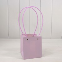 Пакет подарочный "Ваза для цветов" 15*13*13 230г Бледно-сиреневый 1/10 1/120 Арт: 000170P/2085