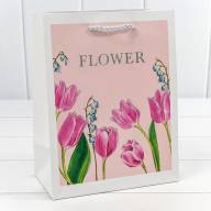 Пакет подарочный с тиснением "Flower" (микс) 18*23*10 210г 1/20 1/360 Арт: 000254E - Пакет подарочный с тиснением "Flower" (микс) 18*23*10 210г 1/20 1/360 Арт: 000254E