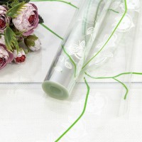 Плёнка 0,7м 500г прозрачная с печатью 15 Белый 1/10 Арт: 70015/1