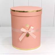 Коробки Цилиндр Набор 1/6 21*25,5 &quot;Flowers for you&quot; Персиковый 1/8 Арт: 720950/9 - Коробки Цилиндр Набор 1/6 21*25,5 "Flowers for you" Персиковый 1/8 Арт: 720950/9