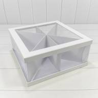 Коробка Квадратная 35*35*15 сборная Белый 1/14 Арт: 720906/3 - Коробка Квадратная 35*35*15 сборная Белый 1/14 Арт: 720906/3