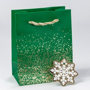 Пакет подарочный "Золотые вкрапления" (микс) 12*15*6,7 230г 1/20 1/480 Арт: 300368H