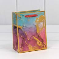 Пакет подарочный &quot;Мрамор&quot; (микс) 12*15*6,7 210г 1/20 1/480 Арт: 000397H - Пакет подарочный "Мрамор" (микс) 12*15*6,7 210г 1/20 1/480 Арт: 000397H