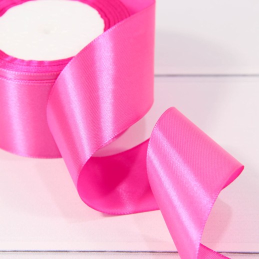 Лента Атласная Сатин 5см*25ярд Малиновый-89 1/4 1/160 Арт: 562-50/89