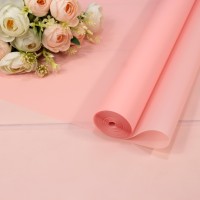 Плёнка 0,59*34м 900г матовая однотонная 55мкм Розовый-0331 1/6 1/12 Арт: 90057/0331