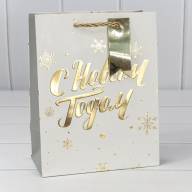 Пакет подарочный &quot;Новый год&quot; (микс 401) 18*23*10 210г 1/20 1/360 Арт: 300401E - Пакет подарочный "Новый год" (микс 401) 18*23*10 210г 1/20 1/360 Арт: 300401E