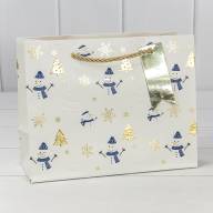 Пакет подарочный &amp;quot;Новый год&amp;quot; (микс 402) 23*18*10 210г 1/20 1/360 Арт: 300402EA - Пакет подарочный &quot;Новый год&quot; (микс 402) 23*18*10 210г 1/20 1/360 Арт: 300402EA