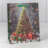 Пакет подарочный &quot;Новый год&quot; (микс 435) 18*23*10 128г 1/20 1/480 Арт: 300435E - Пакет подарочный "Новый год" (микс 435) 18*23*10 128г 1/20 1/480 Арт: 300435E