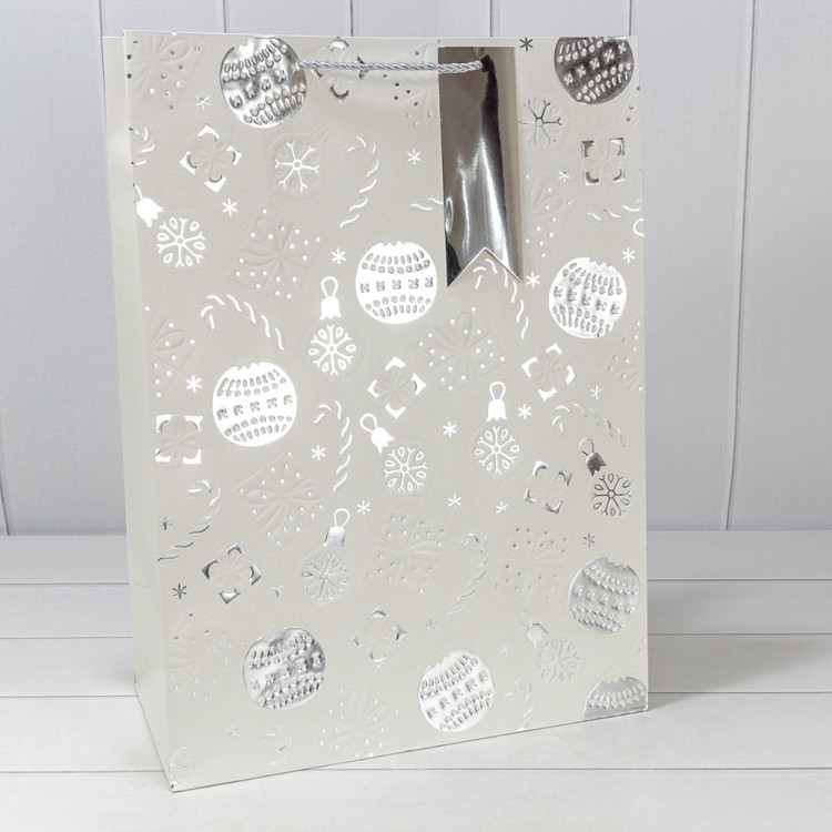 Пакет подарочный "Новый год" (405) 40*55*20 210г 1/20 1/80 Арт: 300405T