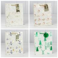 Пакет подарочный &amp;quot;Новый год&amp;quot; (микс 402) 18*23*10 210г 1/20 1/360 Арт: 300402E - Пакет подарочный &quot;Новый год&quot; (микс 402) 18*23*10 210г 1/20 1/360 Арт: 300402E