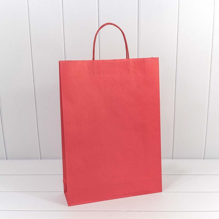 Пакет подарочный Крафт Красный 32*45*10 1/20 1/300 Арт: 000216A/14