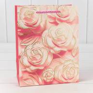 Пакет подарочный с тиснением "Цветы" (микс 113) 18*23*10 210г 1/20 1/360 Арт: 000113E - Пакет подарочный с тиснением "Цветы" (микс 113) 18*23*10 210г 1/20 1/360 Арт: 000113E