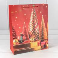 Пакет подарочный &quot;Новый год&quot; (микс 419) 26*32*10 210г 1/20 1/240 Арт: 300419C - Пакет подарочный "Новый год" (микс 419) 26*32*10 210г 1/20 1/240 Арт: 300419C