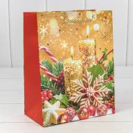 Пакет подарочный &quot;Новый год&quot; (микс 420) 18*23*10 210г 1/20 1/360 Арт: 300420E - Пакет подарочный "Новый год" (микс 420) 18*23*10 210г 1/20 1/360 Арт: 300420E