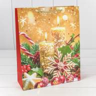 Пакет подарочный &quot;Новый год&quot; (микс 420) 26*32*10 210г 1/20 1/240 Арт: 300420C - Пакет подарочный "Новый год" (микс 420) 26*32*10 210г 1/20 1/240 Арт: 300420C