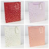 Пакет подарочный с тиснением "Сердечки" (микс 1) 26*32*12 210г 1/20 1/240 Арт: 000880C - Пакет подарочный с тиснением "Сердечки" (микс 1) 26*32*12 210г 1/20 1/240 Арт: 000880C