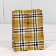 Пакет подарочный &quot;Клетки и полоски&quot; (микс) 12*15*5.5 128г 1/20 1/600 Арт: 00038H - Пакет подарочный "Клетки и полоски" (микс) 12*15*5.5 128г 1/20 1/600 Арт: 00038H