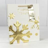 Пакет подарочный &quot;Новый год&quot; (микс 403) 26*32*13 210г 1/20 1/240 Арт: 300403C - Пакет подарочный "Новый год" (микс 403) 26*32*13 210г 1/20 1/240 Арт: 300403C