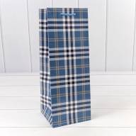 Пакет подарочный &quot;Клетки и полоски&quot; (микс) 13*35*13 157г 1/20 1/240 Арт: 00038M - Пакет подарочный "Клетки и полоски" (микс) 13*35*13 157г 1/20 1/240 Арт: 00038M