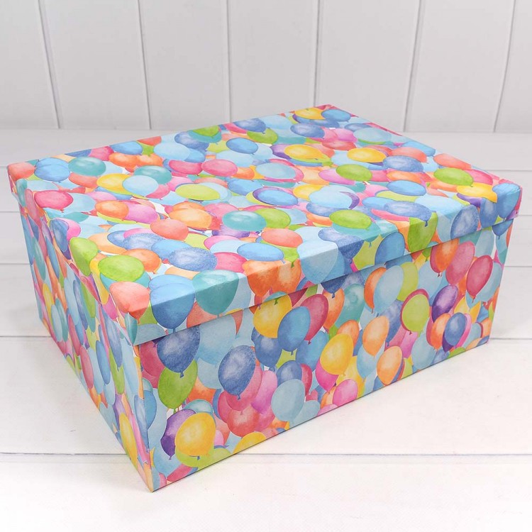 Коробки Прямоугольные Набор 1/10 34*26*15,3 "Воздушные шарики"-1831 1/6 Арт: 721604/1831