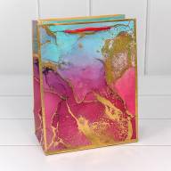 Пакет подарочный &quot;Мрамор&quot; (микс) 18*23*10 210г 1/20 1/360 Арт: 000397E - Пакет подарочный "Мрамор" (микс) 18*23*10 210г 1/20 1/360 Арт: 000397E