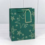 Пакет подарочный с тиснением "Звёзды" (микс) 18*23*10 210г 1/20 1/360 Арт: 300912E - Пакет подарочный с тиснением "Звёзды" (микс) 18*23*10 210г 1/20 1/360 Арт: 300912E