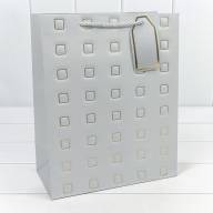 Пакет подарочный с тиснением "Квадратики" (микс) 26*32*13 210г 1/20 1/240 Арт: 000881C - Пакет подарочный с тиснением "Квадратики" (микс) 26*32*13 210г 1/20 1/240 Арт: 000881C