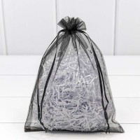 Мешочки из органзы 17*23 Чёрный 1/100 1/3000 Арт: 000801-11E