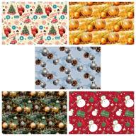 Бумага в листах 70*100 ±5% (25 шт.) 80г &quot;С Новым годом&quot; (микс 121) 1/10 Арт: 000402/121 - Бумага в листах 70*100 ±5% (25 шт.) 80г "С Новым годом" (микс 121) 1/10 Арт: 000402/121