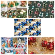 Бумага в листах 70*100 ±5% (25 шт.) 80г &quot;С Новым годом&quot; (микс 123) 1/10 Арт: 000402/123 - Бумага в листах 70*100 ±5% (25 шт.) 80г "С Новым годом" (микс 123) 1/10 Арт: 000402/123