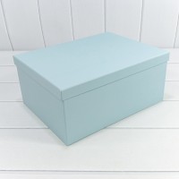 Коробки Прямоугольные Набор 1/10 34*26*15,3 Голубой 1/6 Арт: 721604/1394